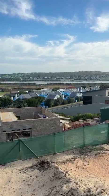 Coastal residential development under construction